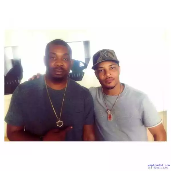 Mavin Boss “Don Jazzy” Spotted With American Rapper “T.I” (Photo)
